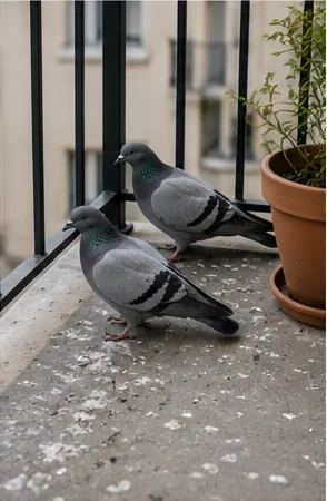 Pigeons sur le balcon : pourquoi ils reviennent toujours au même endroit